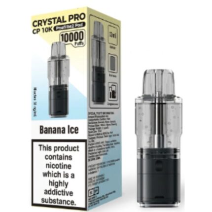 Banana Ice CP 10K Prefilled Pod & Refill by Crystal Pro