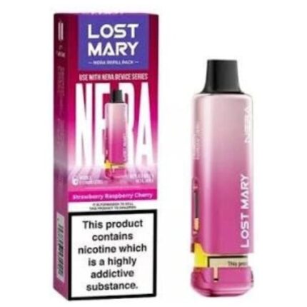 Strawberry Raspberry Cherry Nera 15K Prefilled Pod & Refill by Lost Mary