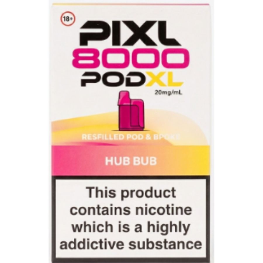 Hub Bub Pixl 8000 Prefilled Pod & Refill by Pixl