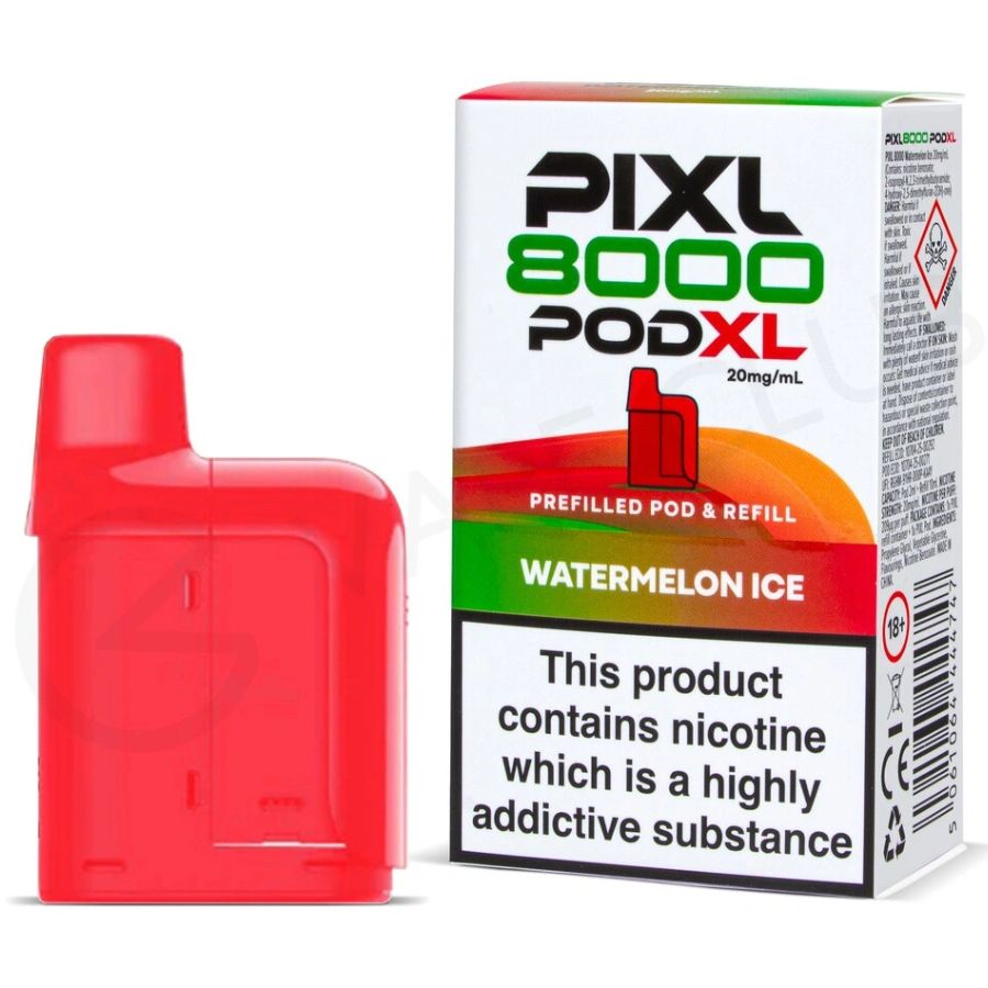Watermelon Ice Pixl 8000 Prefilled Pod & Refill by Pixl