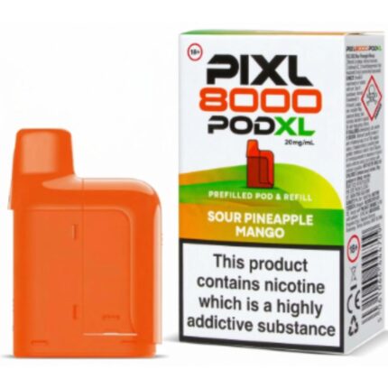 Sour Pineapple Mango Pixl 8000 Prefilled Pod & Refill by Pixl