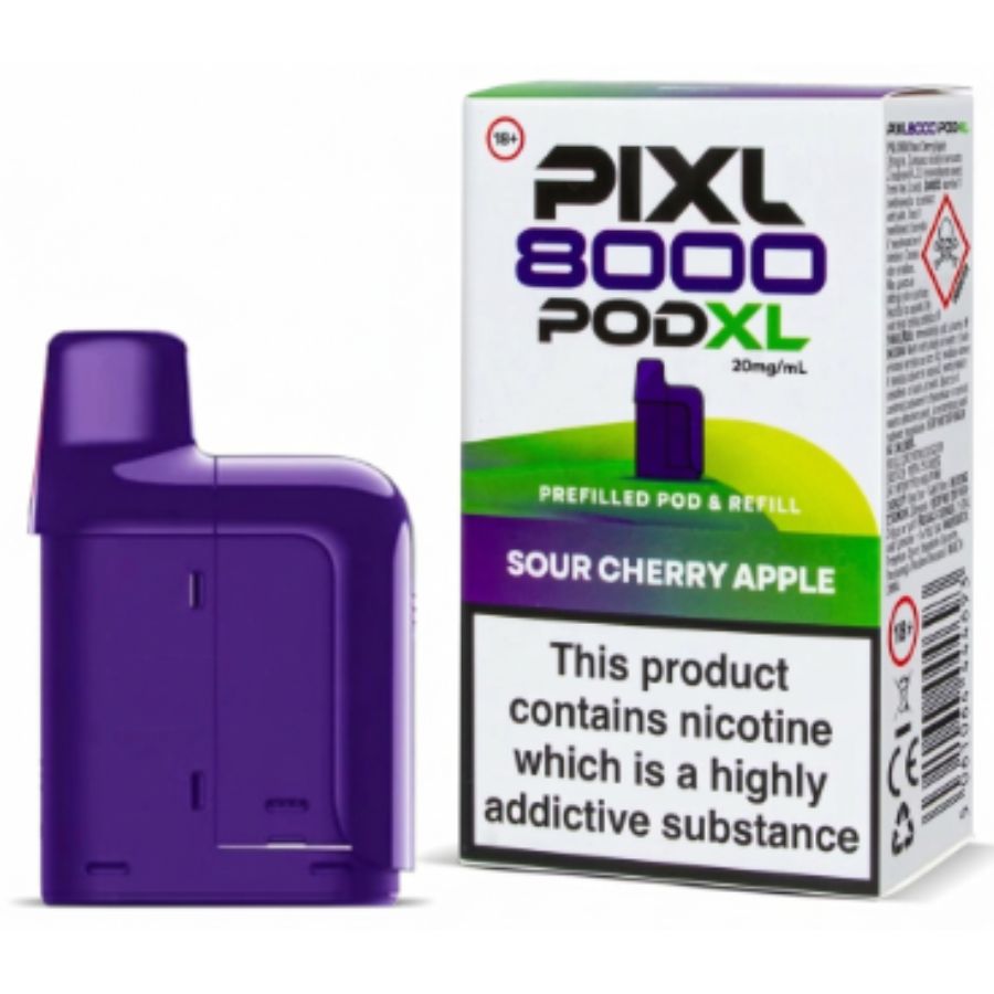 Sour Cherry Apple Pixl 8000 Prefilled Pod & Refill by Pixl