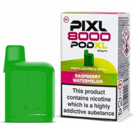 Raspberry Watermelon Pixl 8000 Prefilled Pod & Refill by Pixl