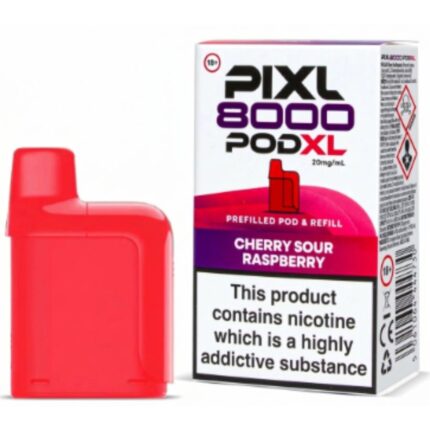 Cherry Sour Raspberry Pixl 8000 Prefilled Pod & Refill by Pixl
