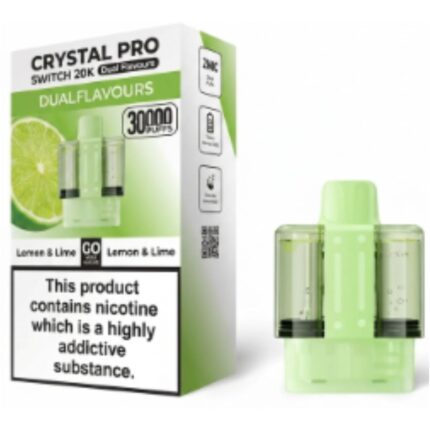 Lemon Lime Switch 30K Prefilled Pods by Crystal Pro