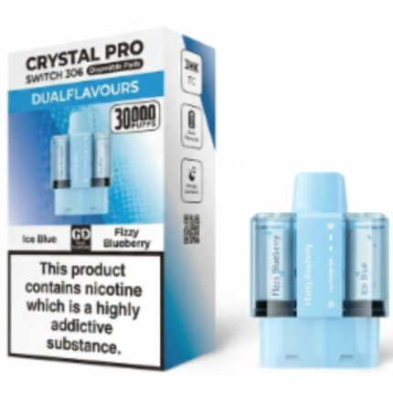 Mr Blue Switch 30K Prefilled Pods by Crystal Pro