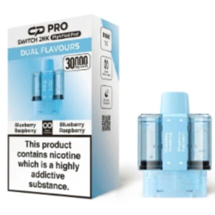 Blueberry Raspberry Switch 30K Prefilled Pods by Crystal Pro