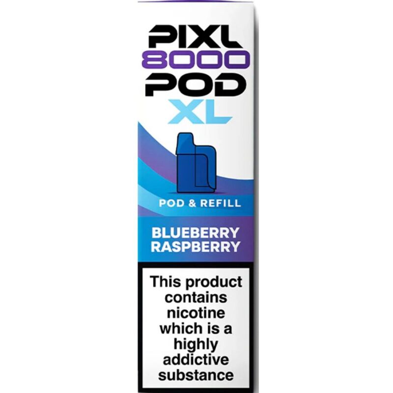 Blueberry Sour Razz Pixl 8000 Prefilled Pod & Refill by Pixl
