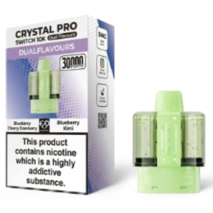 Blueberry Cherry Cranberry / Blueberry Kiwi Switch 30K Prefilled Pods by Crystal Pro