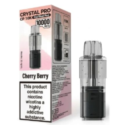 Strawberry Cherry Cranberry CP 10K Prefilled Pod & Refill by Crystal Pro