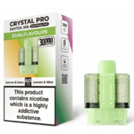 Lemon Lime / Lemon Mint Switch 30K Prefilled Pods by Crystal Pro