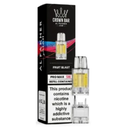 Fruit Blast Crown Bar Pro Max 12K Prefilled Pod & Refill by Al Fakher