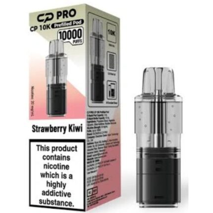 Strawberry Kiwi CP 10K Prefilled Pod & Refill by Crystal Pro
